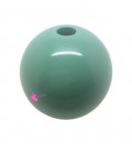 Perla Tonda Resina 25 mm (foro 5,5 mm) Verde Giada
