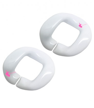Maglia Groumette Resina 36x35 mm colore Bianco
