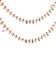Catena con Rondelle Rosso Corallo e Dischetti Placcata Oro 18K (50 cm)