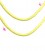 Filo Rondelle Heishi 4x1 mm Pasta Polimerica Giallo