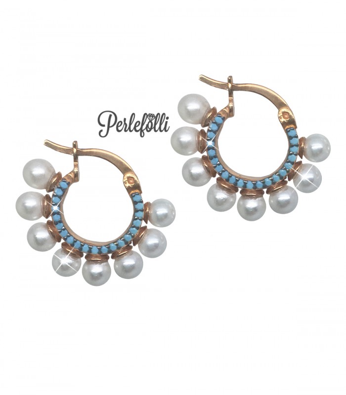 ORECCHINI con pietra in argento 925 - FULMAL