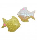 Perle Pesce Resina 30x26 mm Giallo Perlato