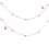Catena Ovale con Palline 3 mm Acciaio Inossidabile Oro (1 metro)
