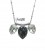 Collana Tre Gocce Cristallo