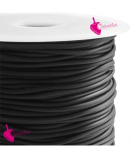 Cordoncino PVC Forato 2 mm colore Nero (100 metri)