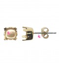 Perni per Orecchini con Castone per Chaton SS29 colore Oro (1 paio)