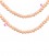 Filo Rondelle 6 mm Mezzo Cristallo Rose Peach AB Opaco