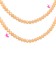 Filo Rondelle 6 mm Mezzo Cristallo Peach Opaco