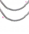 Filo Rondelle 6 mm Mezzo Cristallo Grey Opal