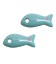 Perla Pesce Resina 29x13 mm Turchese
