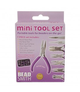 Set 7 Mini Pinze per Bigiotteria Beadsmith® con Custodia