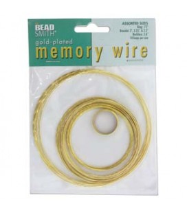 Filo Armonico 5 Misure Oro Memory Wire Gold Plated Beadsmith®