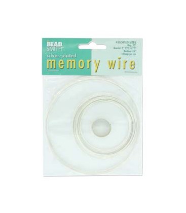 Filo Armonico 5 Misure Argento Memory Wire Silver Plated Beadsmith®