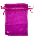 Sacchetto Organza 16x10 cm Fucsia