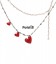 Collana Bacchetta Magica Grande Rosa Glitter Argento 925 Rosé