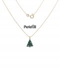 Collana Albero di Natale Argento 925 Oro