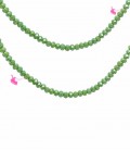 Filo Rondelle 4 mm Mezzo Cristallo Spring Green Opal AB