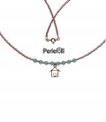 Collana Casetta con Cristalli Pacific Opal