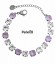 Bracciale Cristalli Chaton Lavender