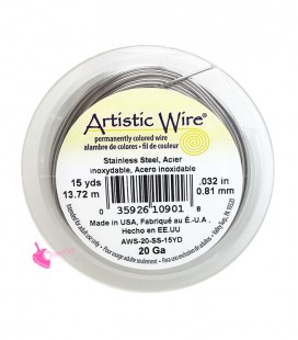 Filo Acciaio Inossidabile Artistic Wire .032" (0,81 mm) 13,72 metri