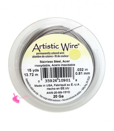 Filo Acciaio Inossidabile Artistic Wire .032" (0,81 mm) 13,72 metri