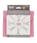 Set 8 Pinze per Bigiotteria Beadsmith® con Custodia Rosa Bubblegum