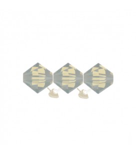 Biconi Swarovski 5328 4 mm 383 Light Grey Opal