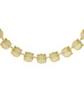 Catena per Collana con 10 Castoni per Chaton SS39 8 mm colore Argento Antico (10 cm)