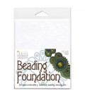 Base per Ricamo Soutache 28x22 cm Beading Foundation Beadsmith® (4 Fogli - 2 Neri e 2 Bianchi)