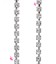 Catena Strass 2 mm Crystal Base Argento (50 cm)