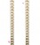 Catena Groumette Diamantata 5x3,5 mm Alluminio Oro e Argento (1 metro)