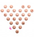 Perle Acrilico Lucide 6 mm Peachy Rose (100 pezzi)