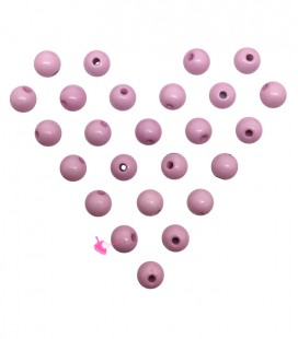 Perle Acrilico Lucide 6 mm Sorbet Pink (100 pezzi)
