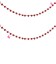 Catena Rosario con Cristalli 3x2 mm Rosso (50 cm)