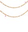 Catena Rosario con Cristalli 3x2 mm Arancione (50 cm)