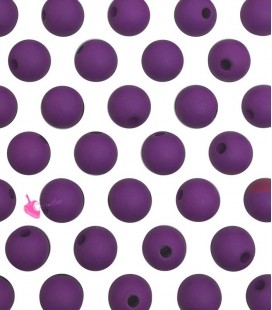 Perle Acrilico Opache 6 mm Mulberry Purple (100 pezzi)