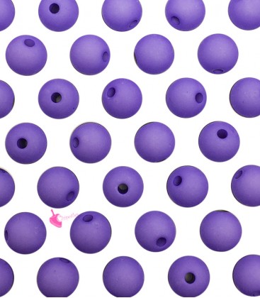 Perle Acrilico Opache 6 mm Ultra Violet Purple