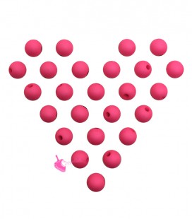 Perle Acrilico Opache 4 mm Pink Blast Confezione Grande (900 pezzi circa)
