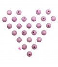 Perle Acrilico Lucide 4 mm Sorbet Pink Confezione Grande (900 pezzi circa)