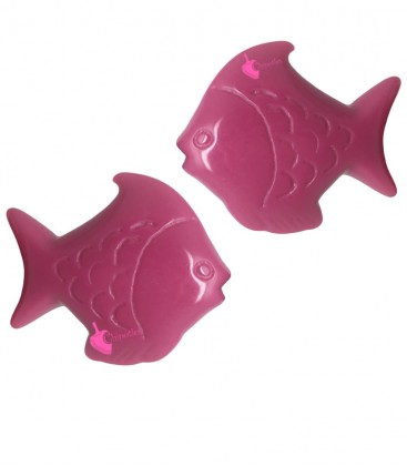 Perle Pesce Resina 30x26 mm Rosa Scuro