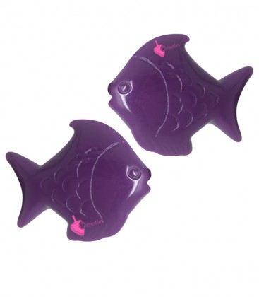 Perle Pesce Resina 30x26 mm Viola