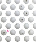 Perle Acrilico Opache 6 mm Brilliant White (100 pezzi)