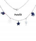 Collana Stella Pesce Timone Polpo Argento 925