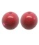 Perla Tonda Resina 12 mm (foro 2,6 mm) Rosso