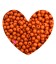 Perle Acrilico Lucide 4 mm Rusty Orange Confezione Grande (900 pezzi circa )
