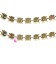 Catena per Bracciale con 15 Castoni per Chaton SS39 8 mm colore Oro (15 cm)