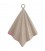 Ciondolo Ventaglio Plissettato 35x25 mm Beige