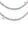 Filo Rondelle 4 mm Mezzo Cristallo Silver