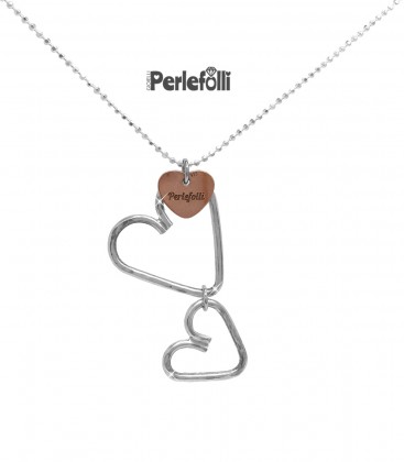 Collana Corazones Cuori Argento 925