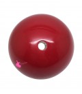 Perla Tonda Resina 30 mm (foro 3,3 mm) Rosso